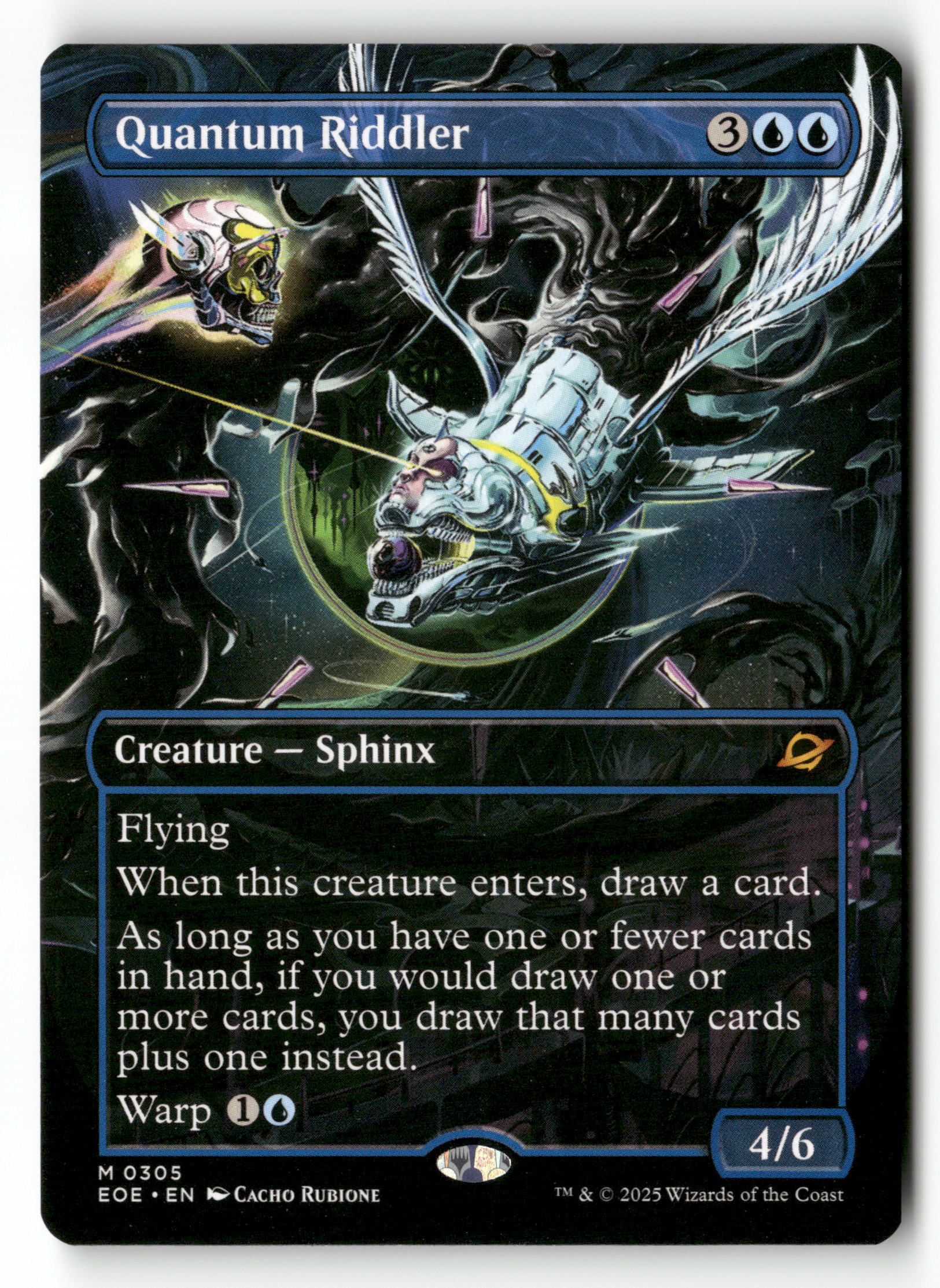 MTG Edge of Eternities 305 Quantum Riddler (Borderless) M NM