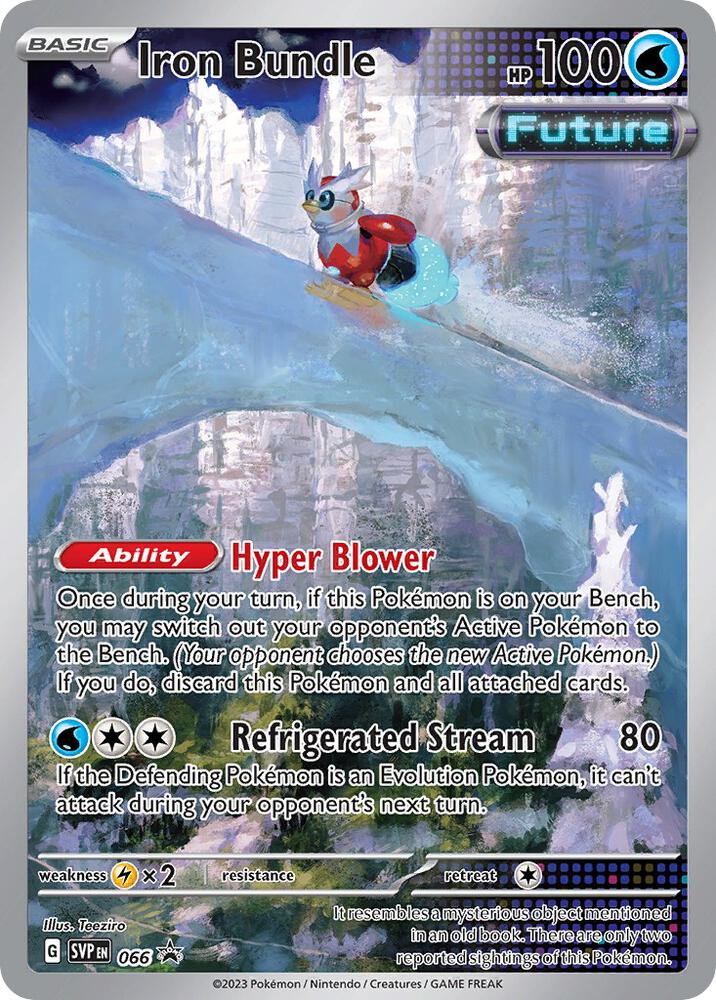 2023 Pokemon SV: Scarlet & Violet Promo Cards Iron Bundle - 066 Promo 2023 Pokemon SV: Scarlet & Violet Promo Cards Iron Bundle - 066 Promo