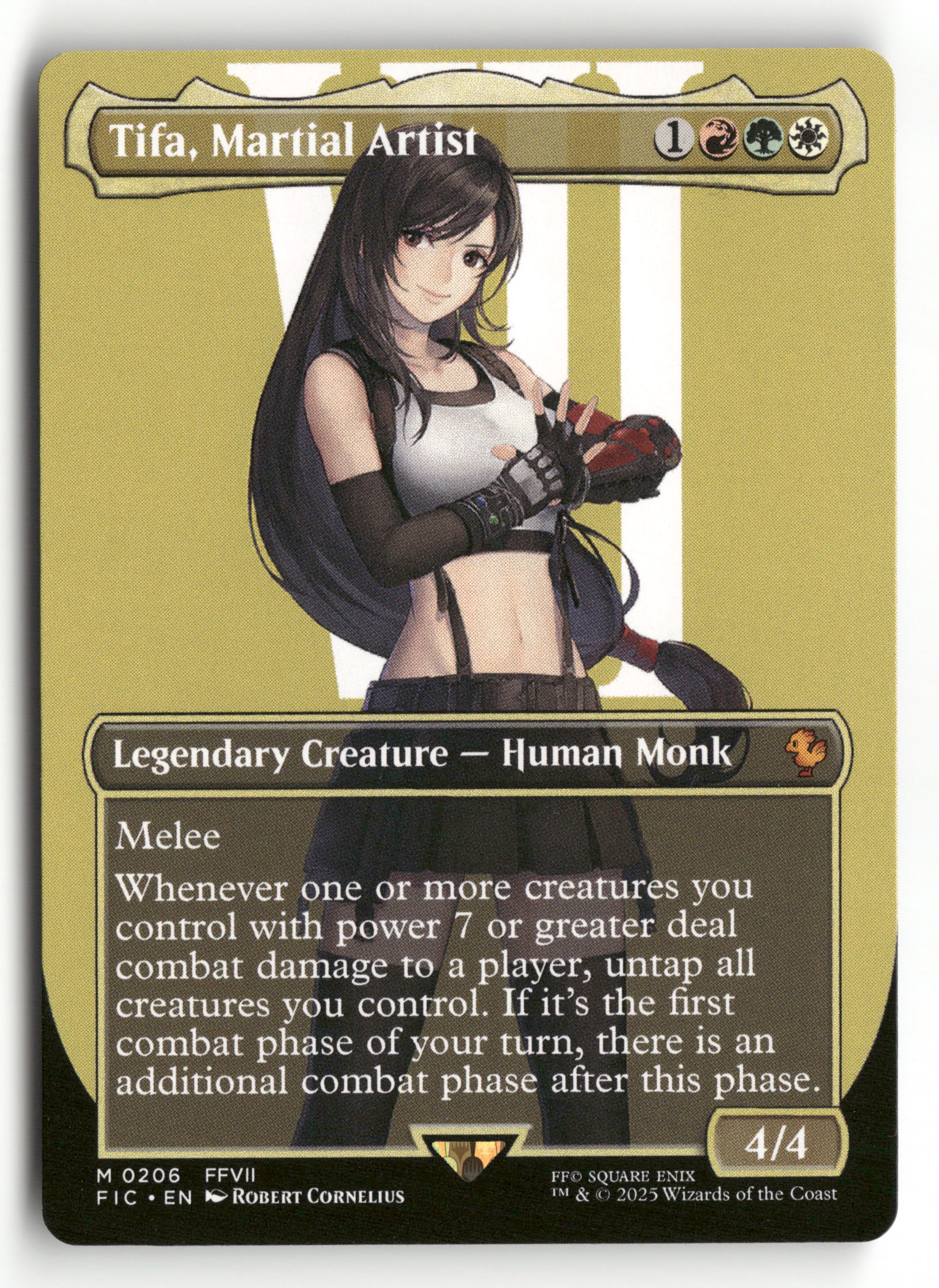 MTG Commander: FINAL FANTASY 206 Tifa, Martial Artist (Borderless) M NM