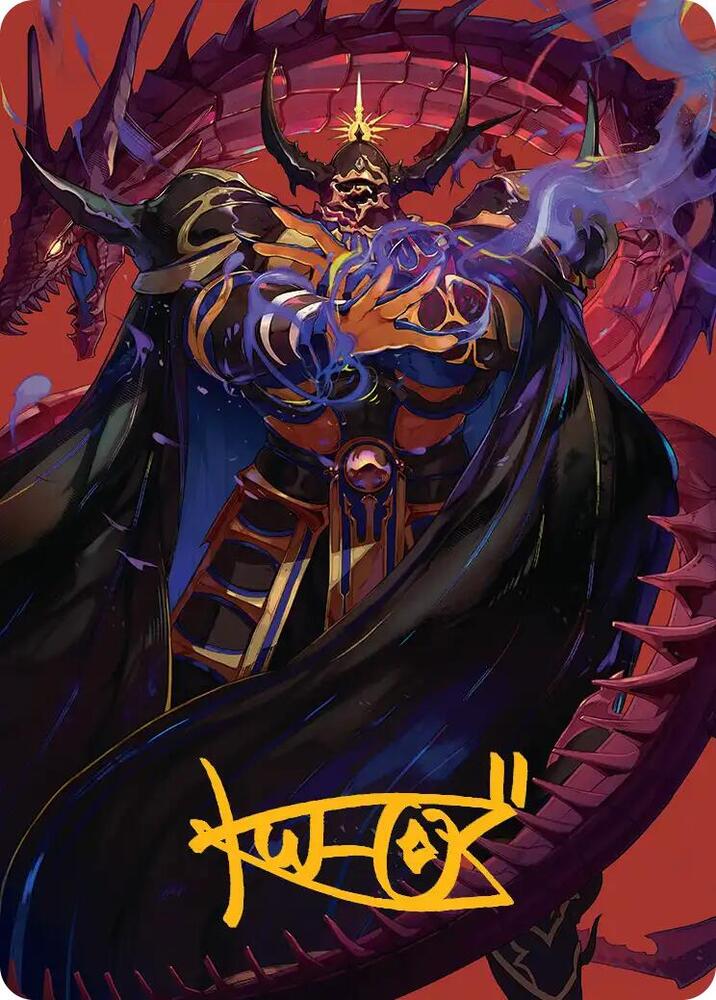 final fantasy mtg art card MTG Art Series: FINAL FANTASY 45 Golbez, Crystal Collector Art Card (Gold-Stamped Signature) S NM