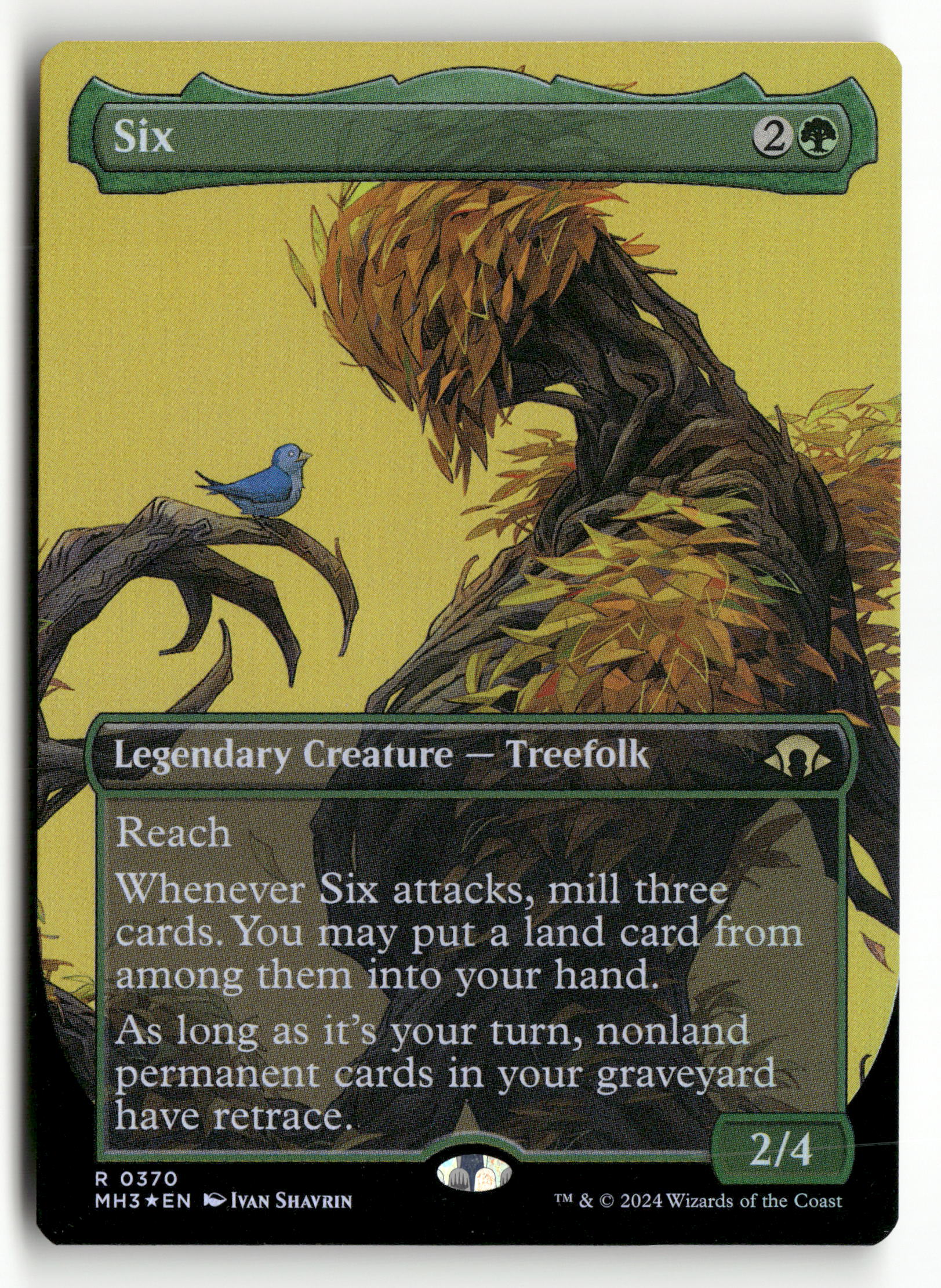MTG Modern Horizons 3 370 Six (Borderless) R NM MTG Modern Horizons 3 370 Six (Borderless) R NM
