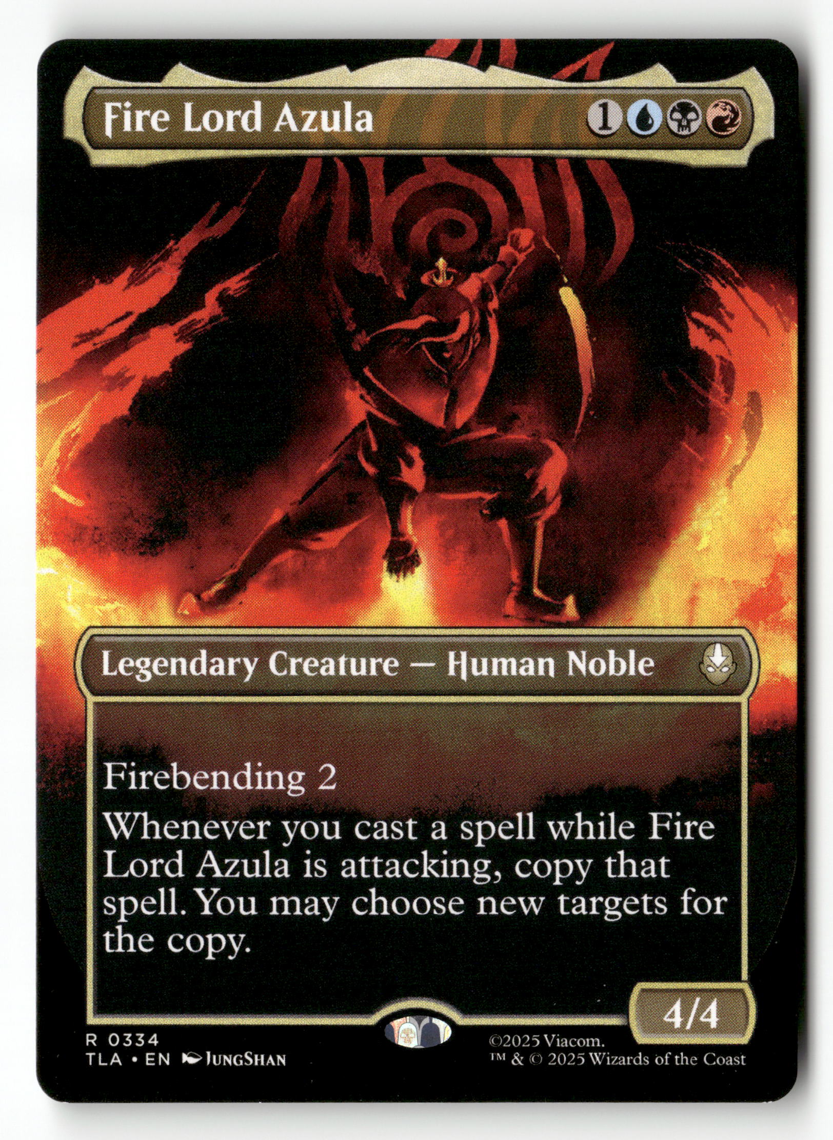 MTG Avatar: The Last Airbender 334 Fire Lord Azula (Borderless) R NM