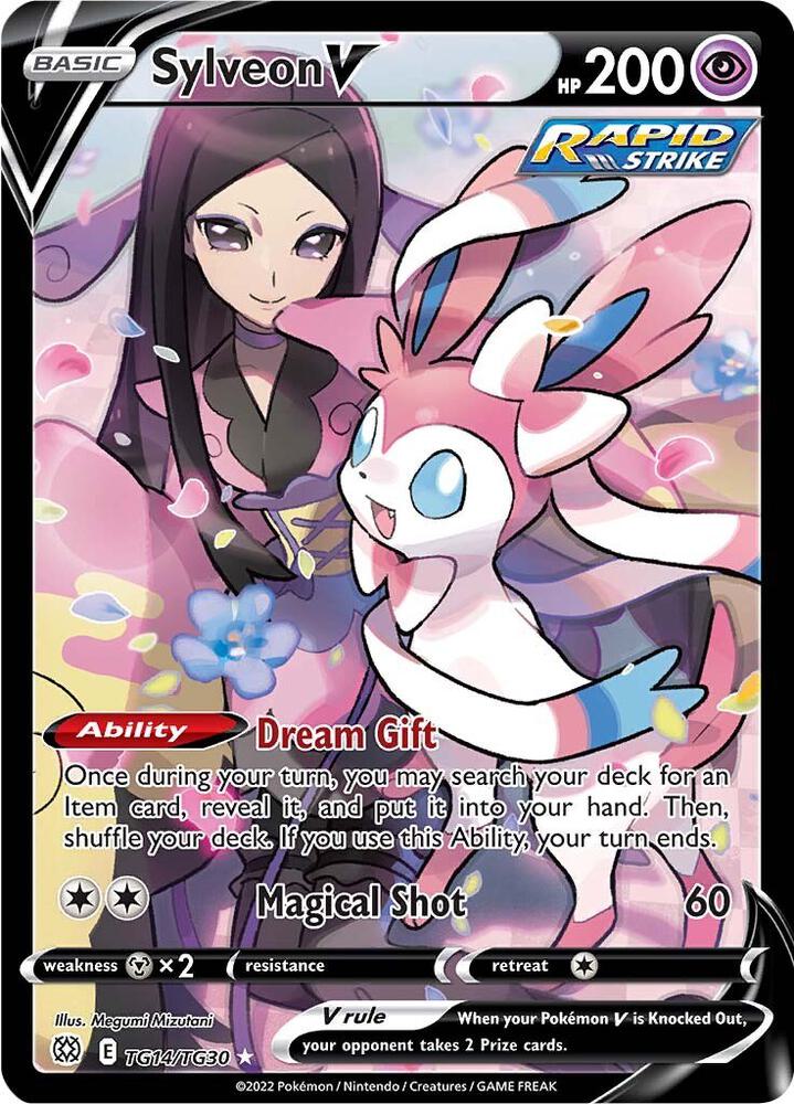 Sylveon V TG14/TG30 (SWSH09: Brilliant Stars Trainer Gallery)  - Holofoil