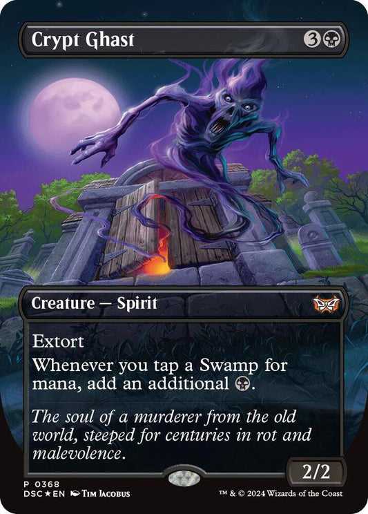 Crypt Ghast 368 (Commander: Duskmourn: House of Horror)  - Borderless Foil