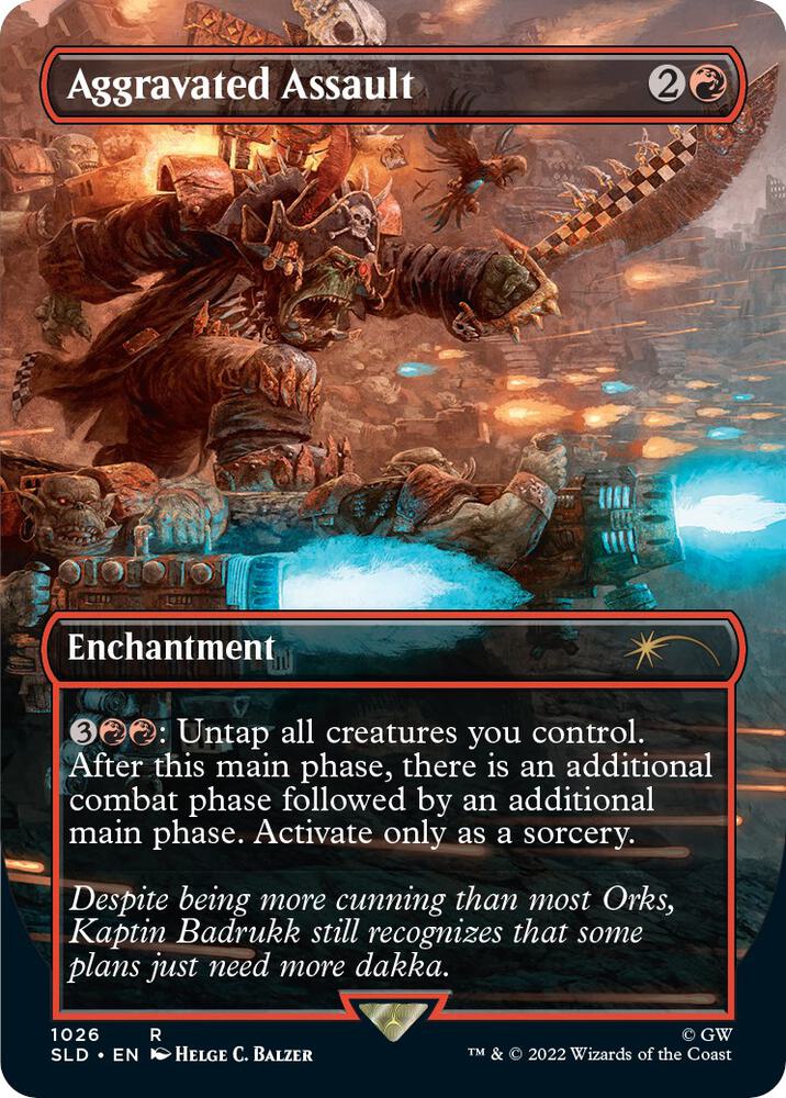 Aggravated Assault 1026 (Secret Lair Drop Series)  - Borderless Foil