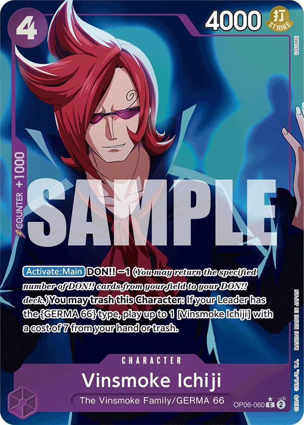 Vinsmoke Ichiji OP06-060 (Premium Booster -The Best-)  - Full Art Foil