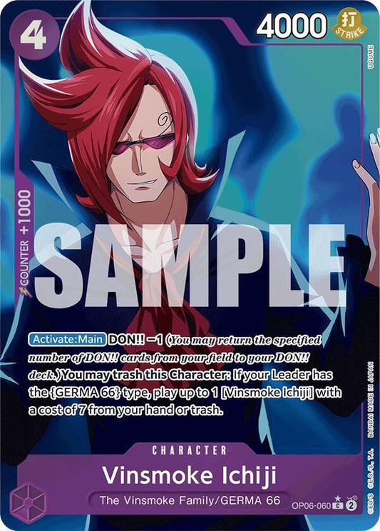 Vinsmoke Ichiji OP06-060 (Premium Booster -The Best-)  - Full Art Foil