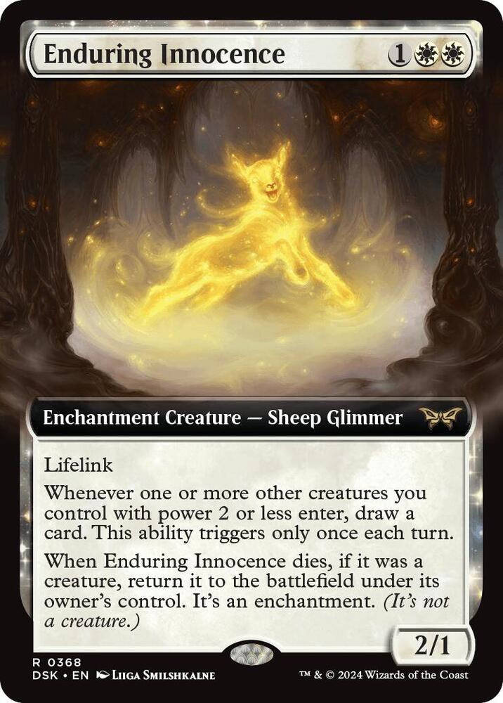 Enduring Innocence 368 (Duskmourn: House of Horror)  - Extended Art