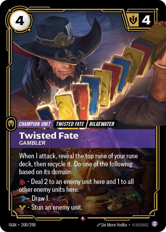 Twisted Fate - Gambler 200/298 (Origins)  - Foil