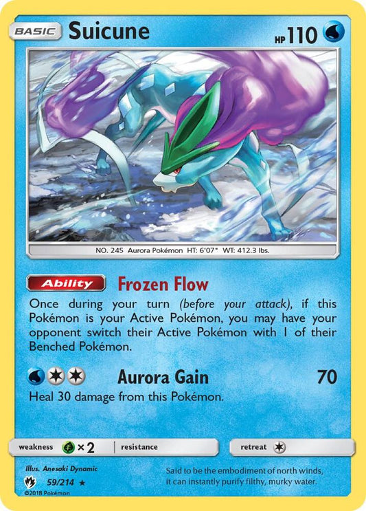 Suicune 59/214 (SM - Lost Thunder)  - Holofoil