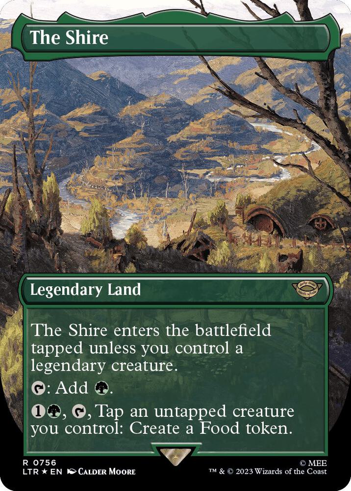 The Shire 756/281 (Universes Beyond: The Lord of the Rings: Tales of Middle-earth)  - Borderless Surge Foil