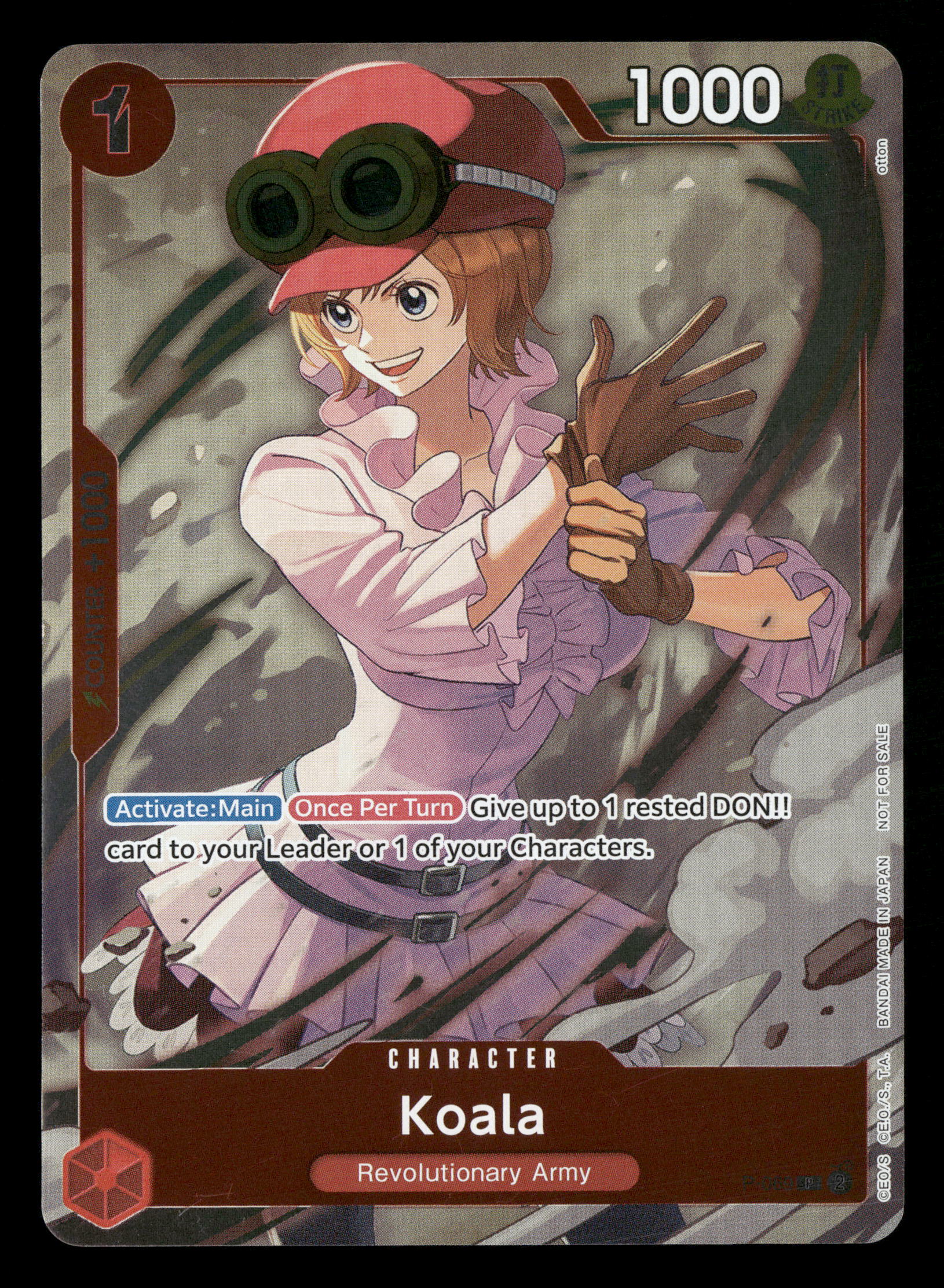 one piece card game koala One Piece TCG Promo P-069 Koala