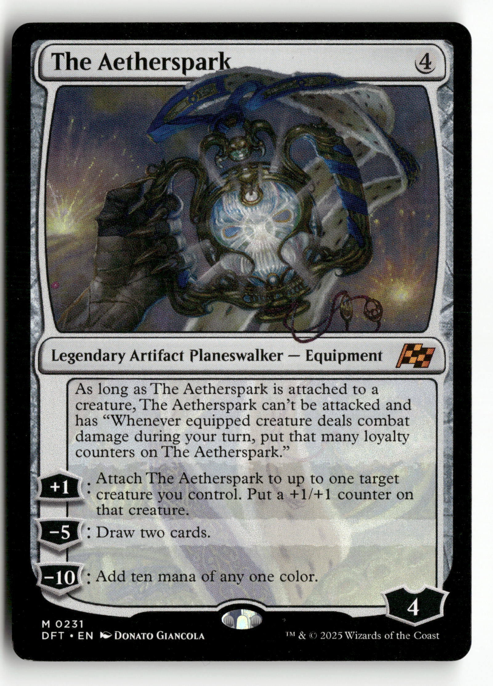 2025 MTG Magic Atherdrift 0231 The Aetherspark Mythic FOIL 2025 MTG Magic Atherdrift 0231 The Aetherspark Mythic FOIL