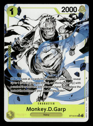 One Piece TCG ST13-013 Monkey.D.Garp Alt Art One Piece TCG ST13-013 Monkey.D.Garp Alt Art