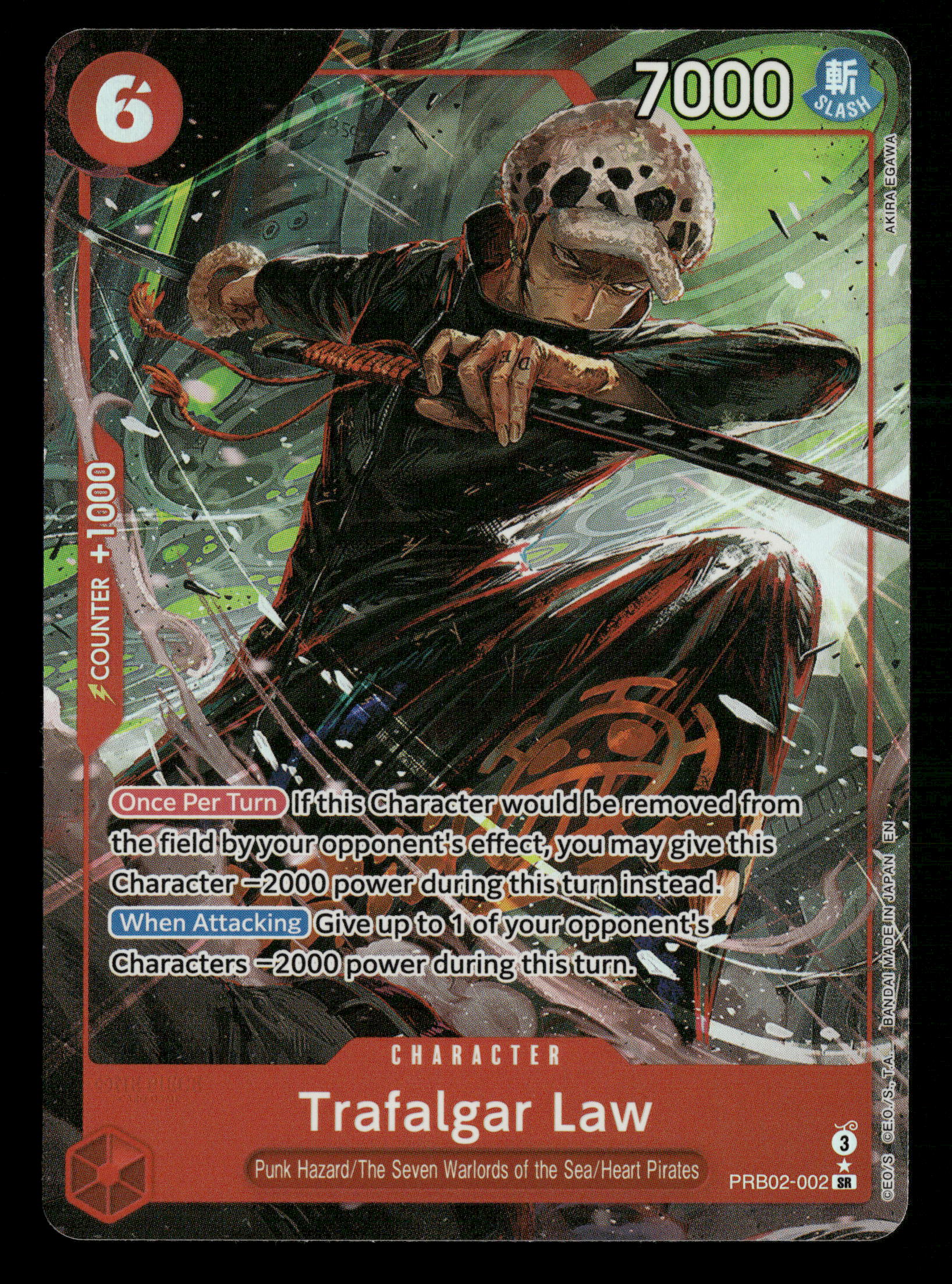 One Piece TCG The Best Vol.2 PRB02-002 Trafalgar Law Alternative Art One Piece TCG The Best Vol.2 PRB02-002 Trafalgar Law Alternative Art