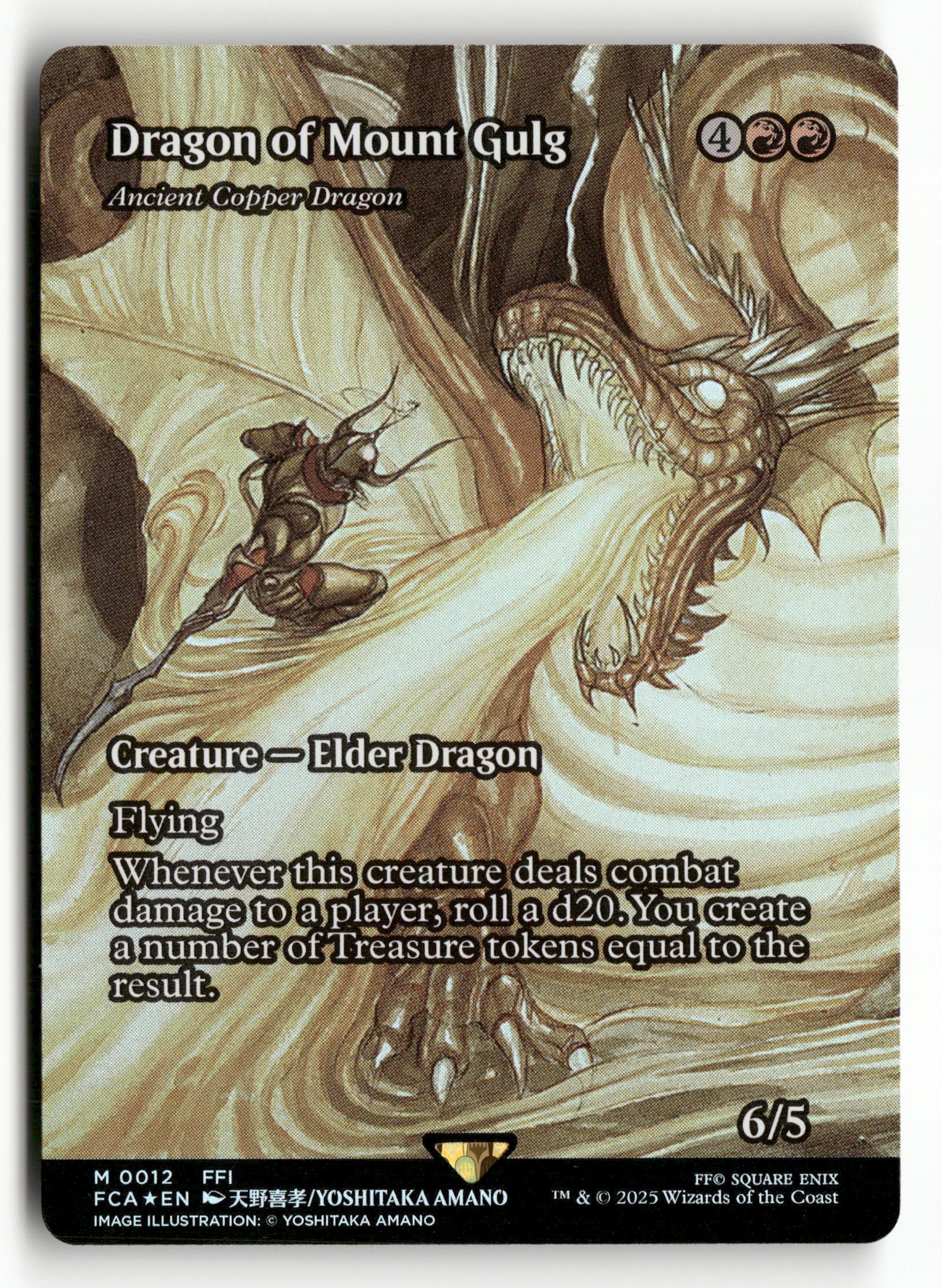 2025 MTG Magic Final Fantasy: Through the Ages 0012 Dragon of Mount Gu 2025 MTG Magic Final Fantasy: Through the Ages 0012 Dragon of Mount Gu