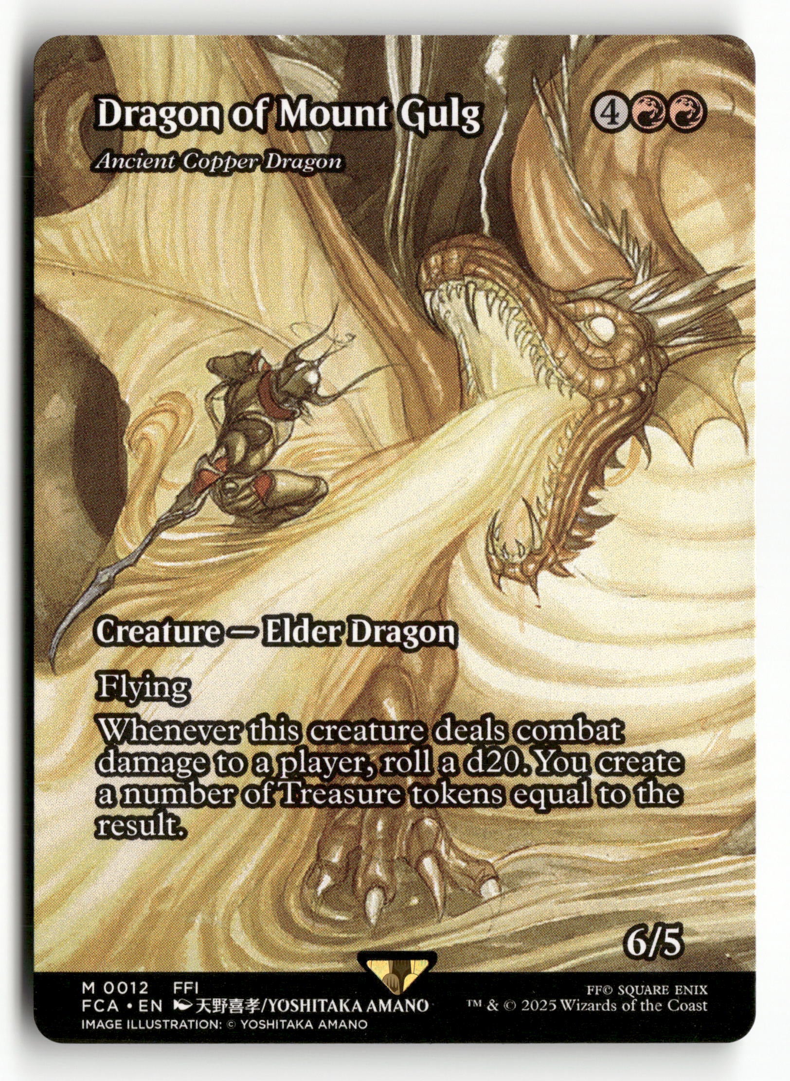 dragon final fantasy mtg 2025 MTG Magic Final Fantasy: Through the Ages 0012 Dragon of Mount Gu