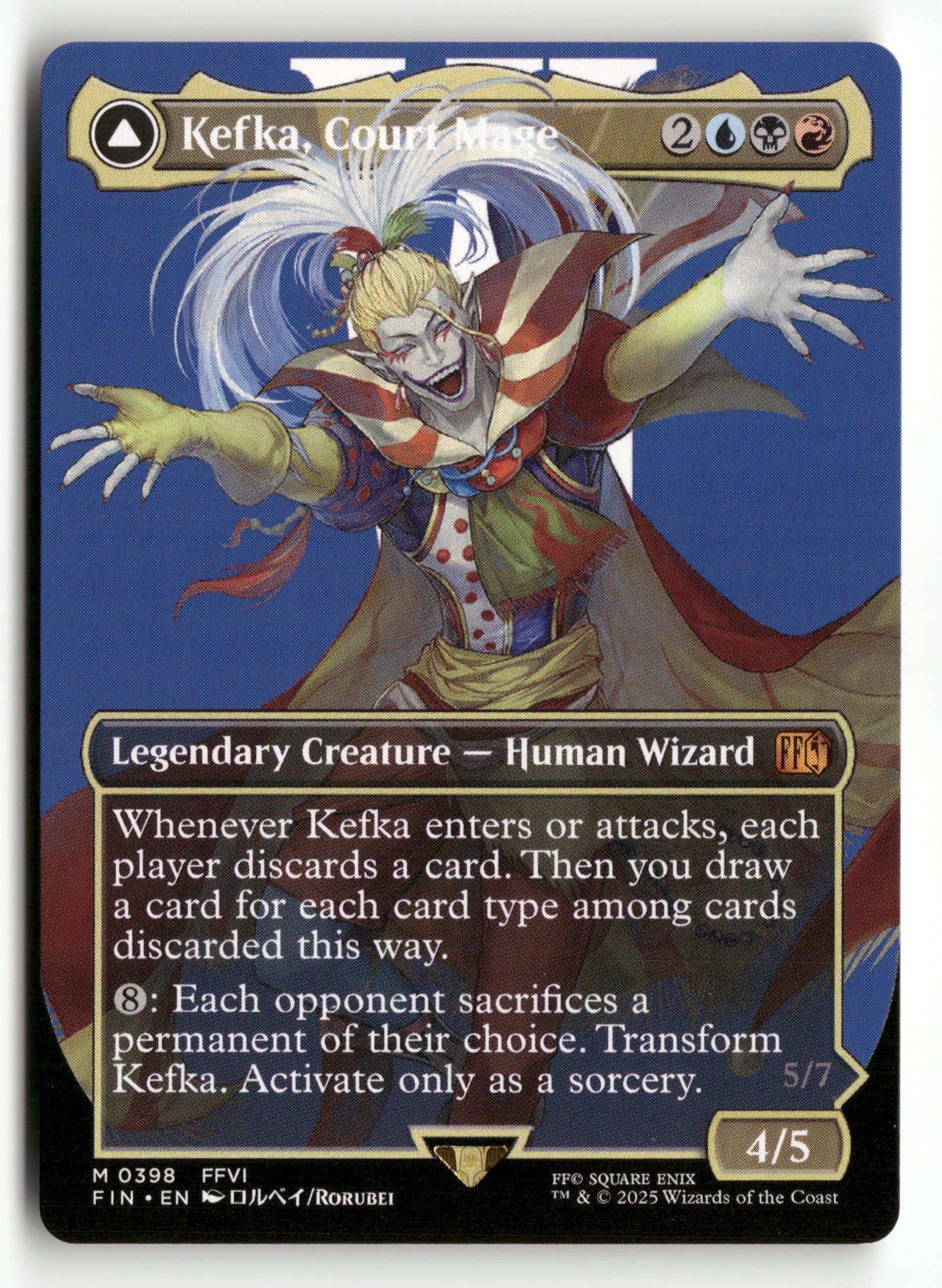 2025 MTG Magic Final Fantasy 0398 Kefka, Court Mage/Kefka, Ruler of Ru 2025 MTG Magic Final Fantasy 0398 Kefka, Court Mage/Kefka, Ruler of Ru