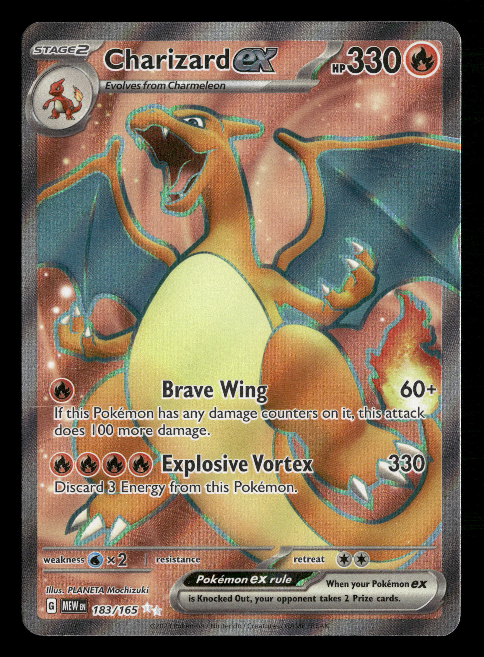 2023 Pokemon SV 151 183/165 Charizard ex Full Art