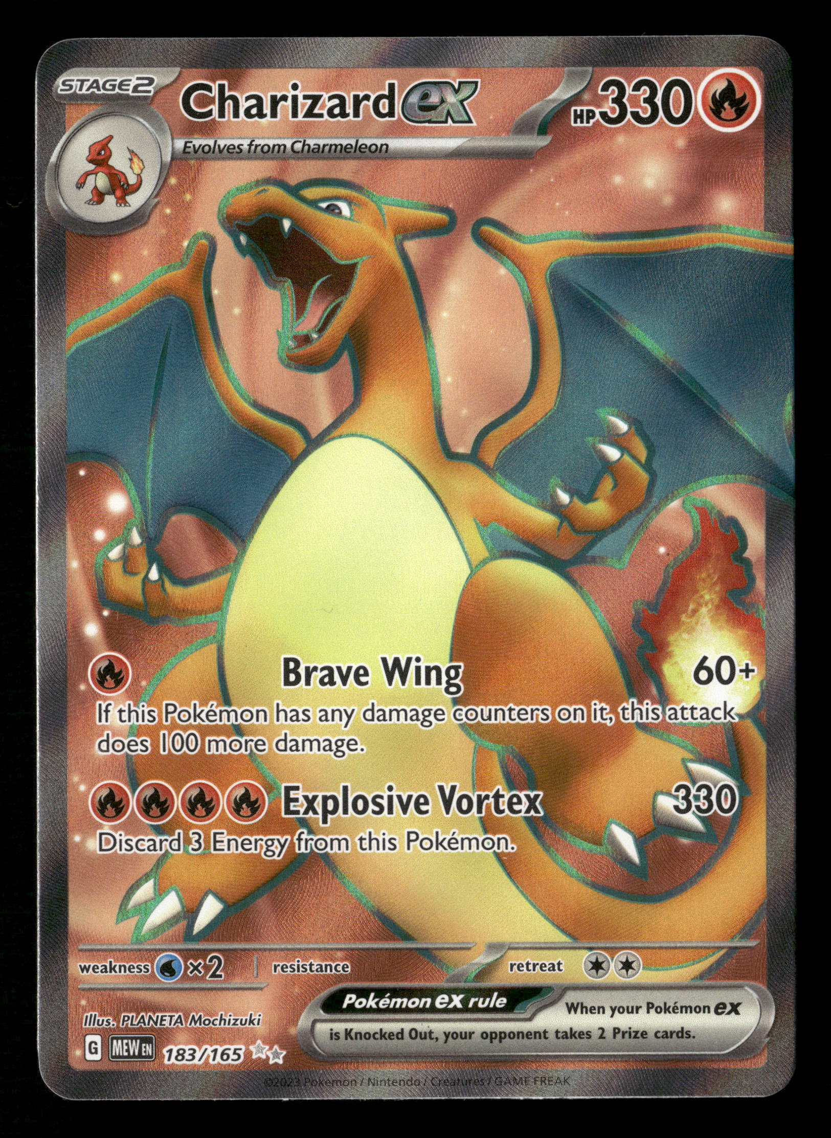 2023 Pokemon SV 151 183/165 Charizard ex Full Art 2023 Pokemon SV 151 183/165 Charizard ex Full Art