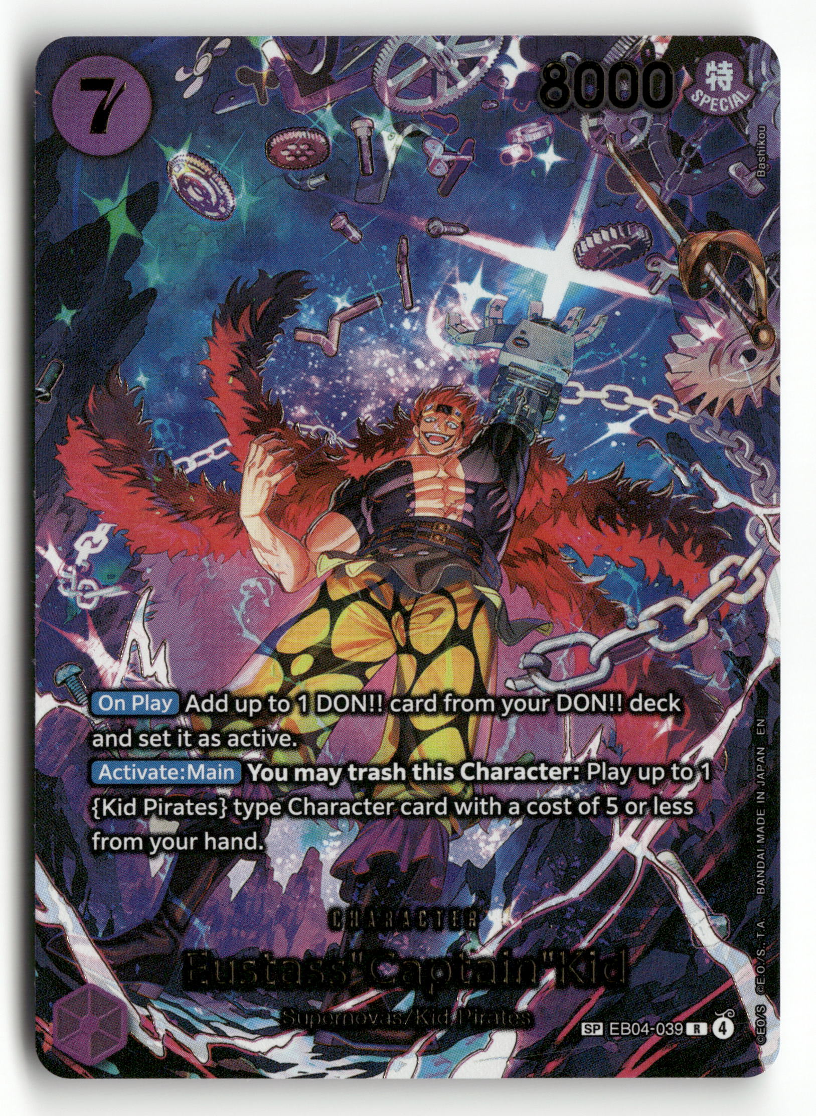 One Piece TCG EB04-039 Eustass