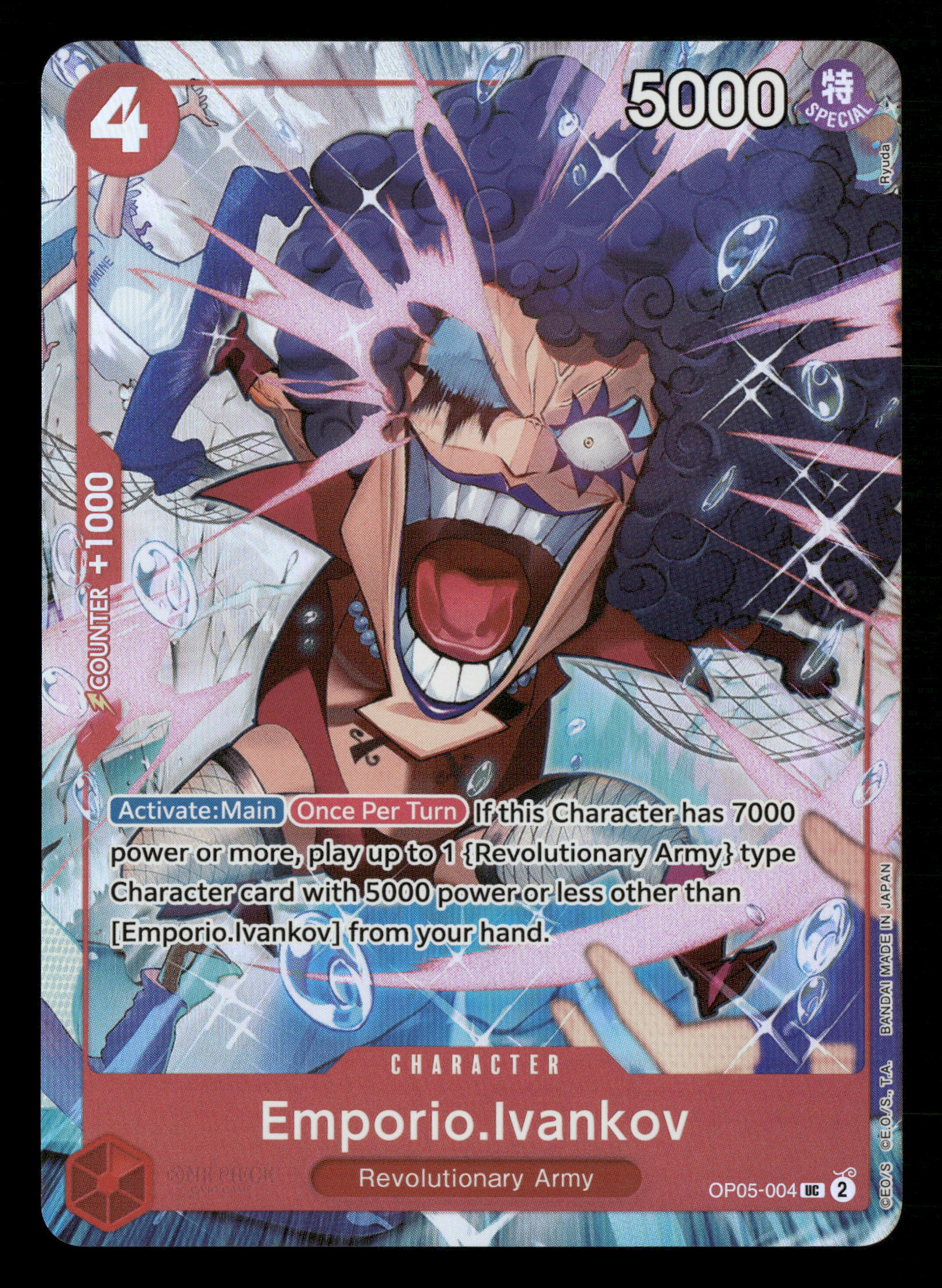 One Piece TCG OP05-004 Emporio.Ivankov Alternate Art Premium Card Coll One Piece TCG OP05-004 Emporio.Ivankov Alternate Art Premium Card Coll