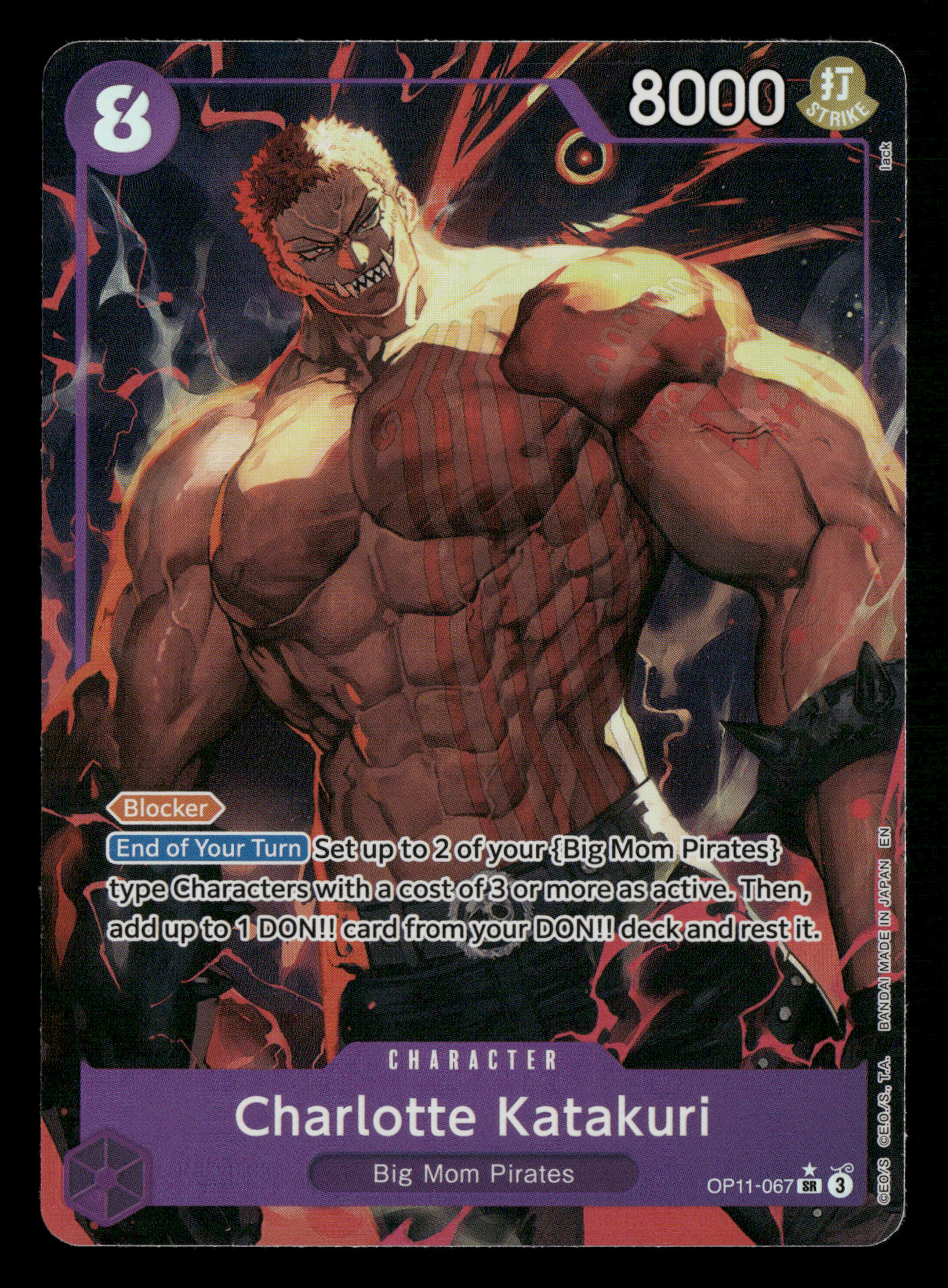 One Piece TCG OP11-067 Charlotte Katakuri Alt Art One Piece TCG OP11-067 Charlotte Katakuri Alt Art