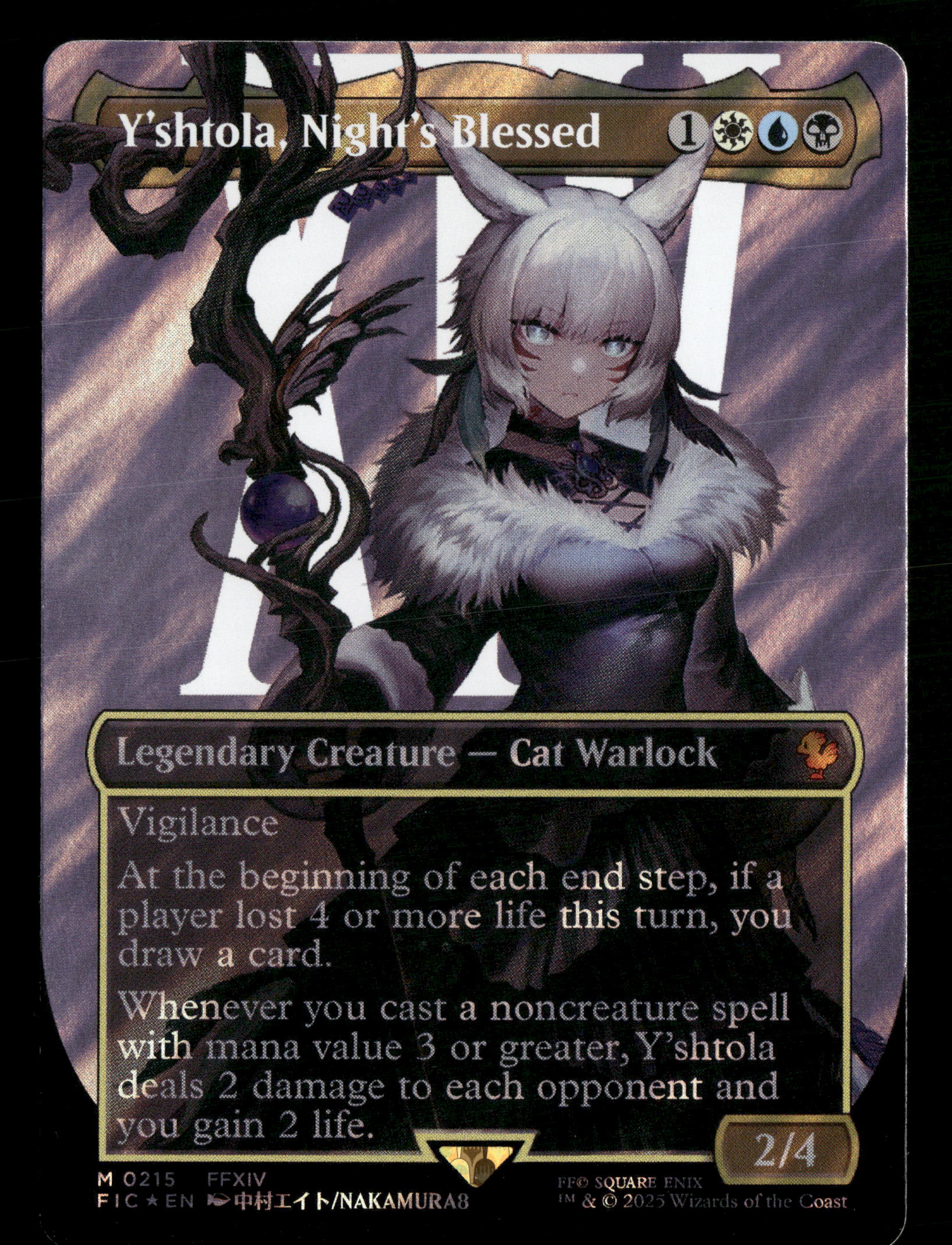 World Of Final Fantasy Y'shtola, Night's Blessed Magic: The Gathering X Final Fantasy Premium Art Card Magic The Gathering Art Card World Of Final Fantasy Y'shtola, Night's Blessed Magic: The Gathering X Final Fantasy Premium Art Card Magic The Gathering Art Card