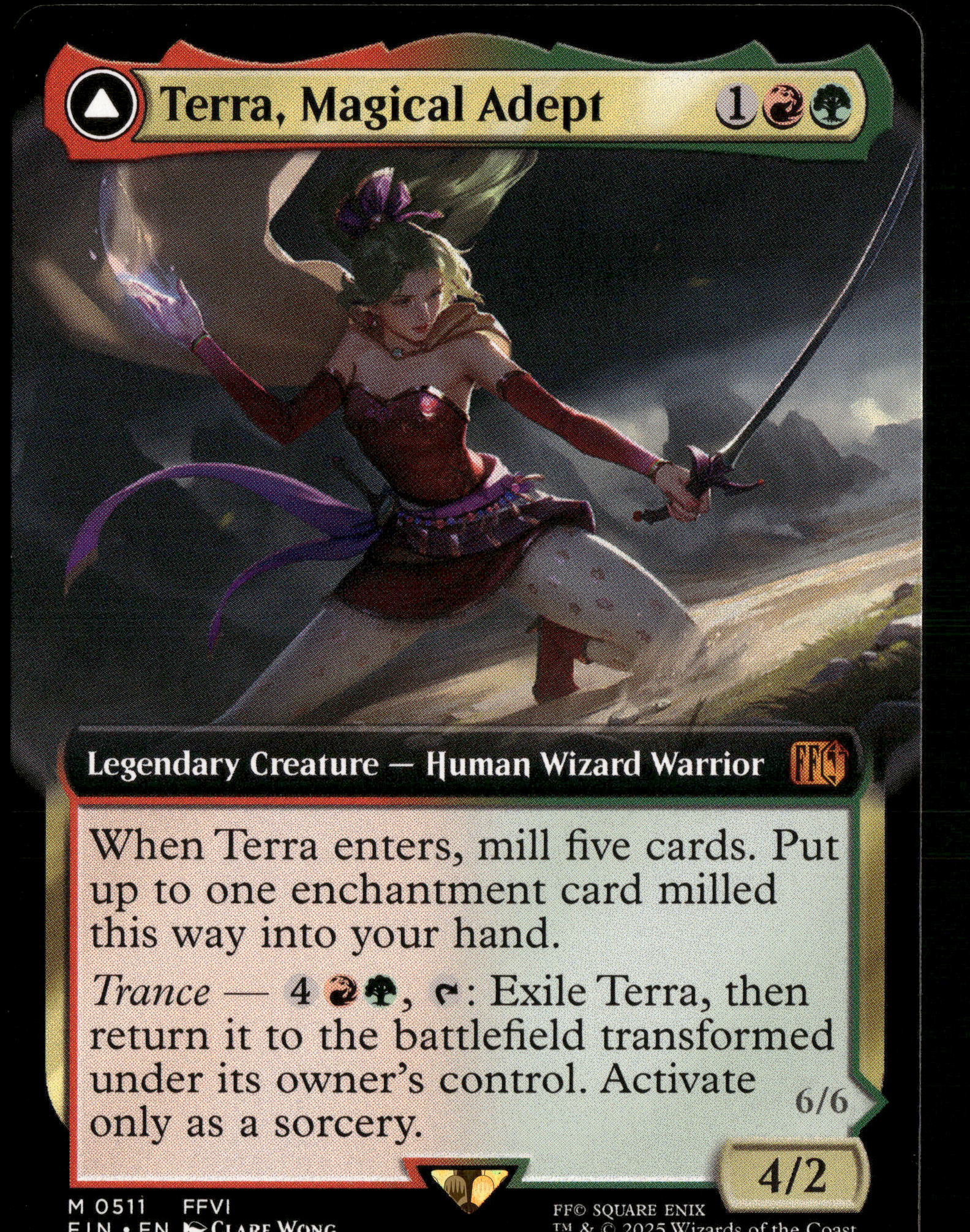 2025 MTG Magic Final Fantasy 0511 Terra, Magical Adelt/Esper Terra Bor 2025 MTG Magic Final Fantasy 0511 Terra, Magical Adelt/Esper Terra Bor