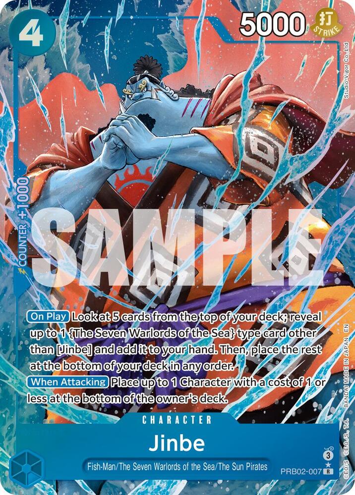 Jinbe PRB02-007 (Premium Booster -The Best- Vol. 2)  - Alternate Art Foil