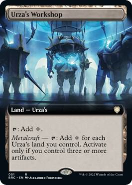Urzas Workshop Extended Art 51 (Commander: The Brothers' War) 