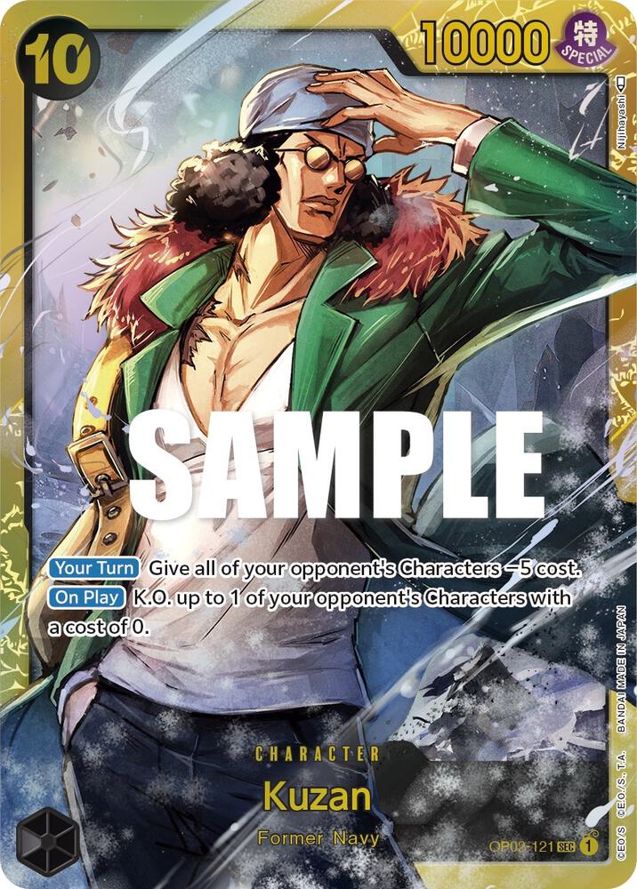 Kuzan OP02-121 (Paramount War)  - Foil