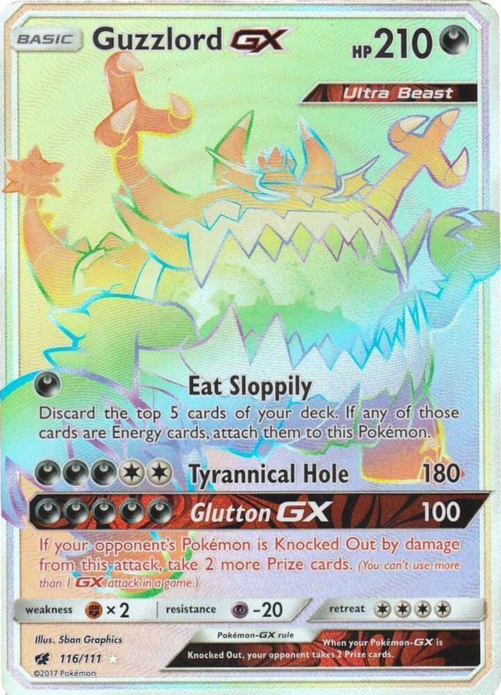 Guzzlord GX 116/111 (SM - Crimson Invasion)  - Holofoil