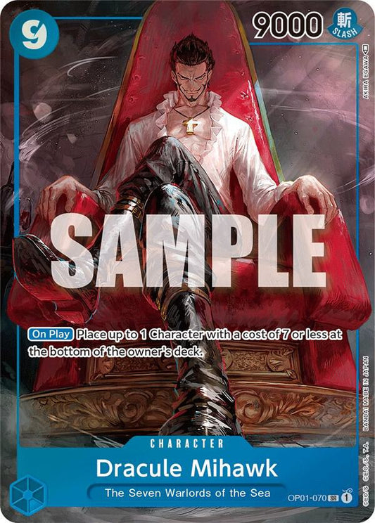 Dracule Mihawk OP01-070 (Romance Dawn)  - Alternate Art Foil