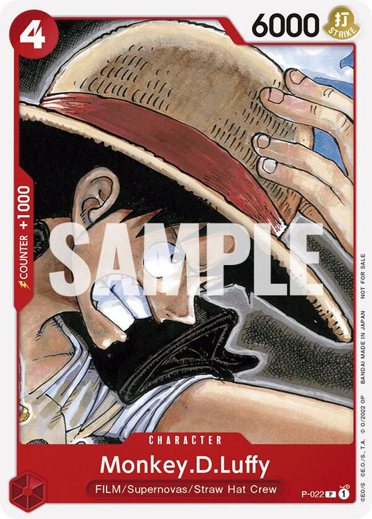 Monkey.D.Luffy (One Piece Film Red) P-022 (One Piece Promotion Cards) 