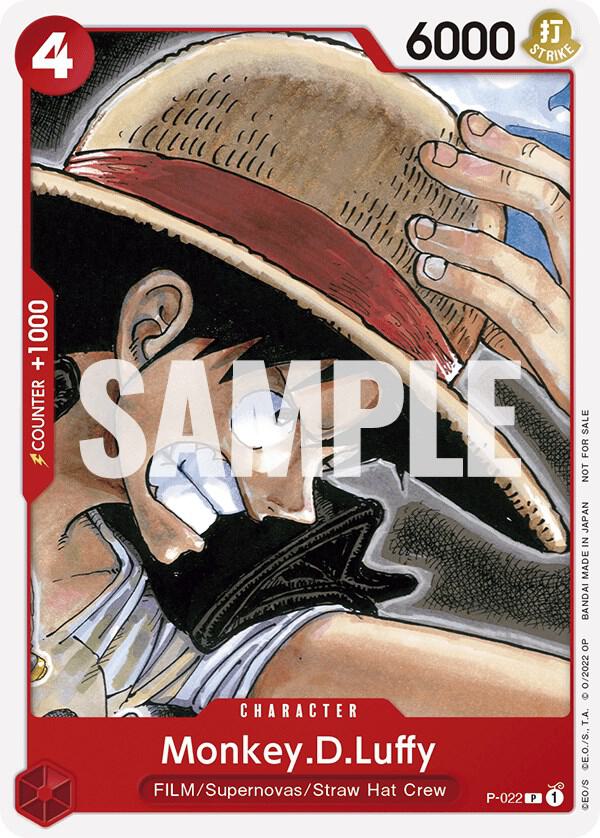 Monkey.D.Luffy (One Piece Film Red) P-022 (One Piece Promotion Cards) 