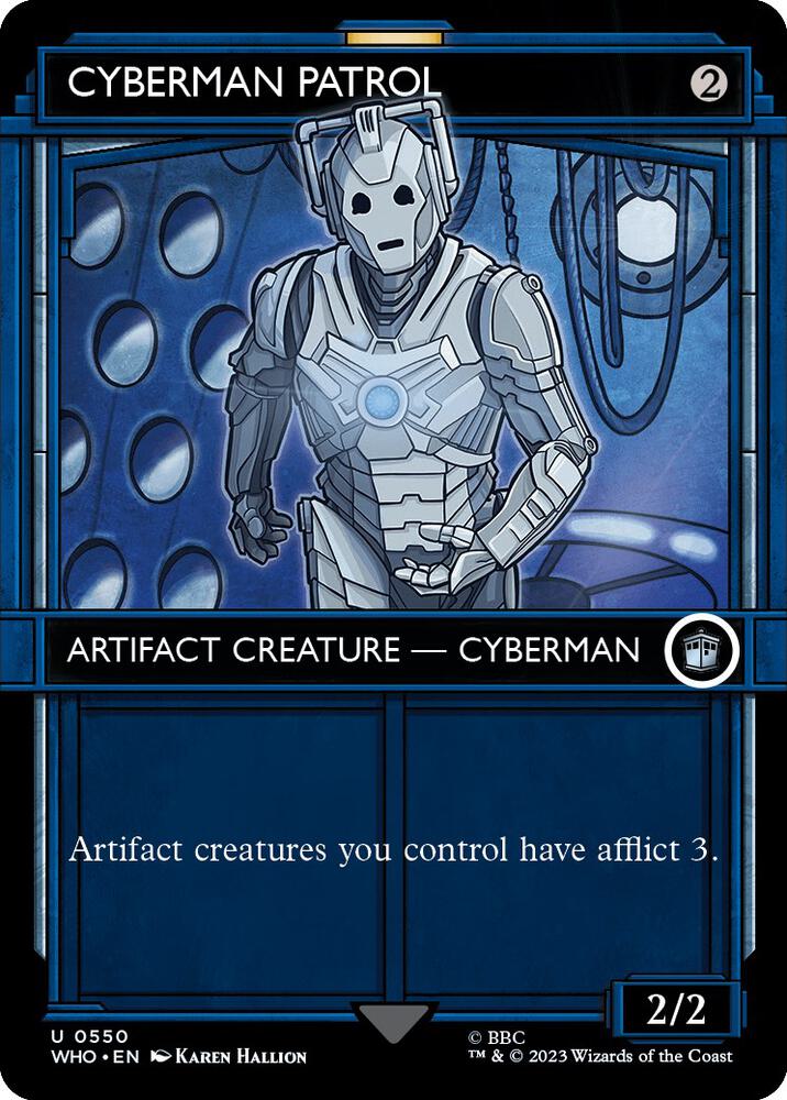 Cyberman Patrol 550 (Universes Beyond: Doctor Who)  - Showcase Foil