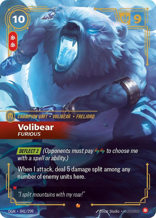 Volibear - Furious 41/298 (Origins)  - Foil