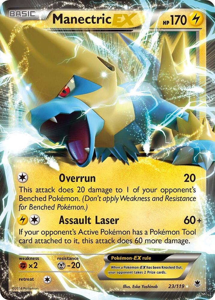 Manectric EX 23/119 (XY - Phantom Forces)  - Holofoil