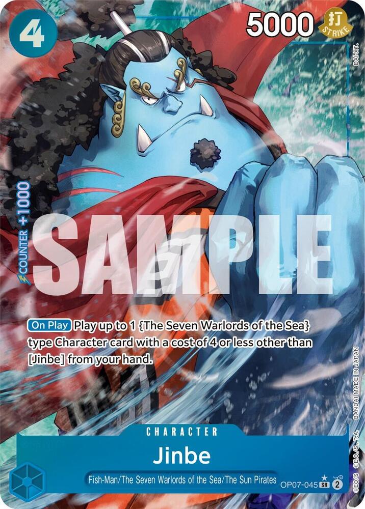 Jinbe OP07-045 (500 Years in the Future)  - Alternate Art Foil