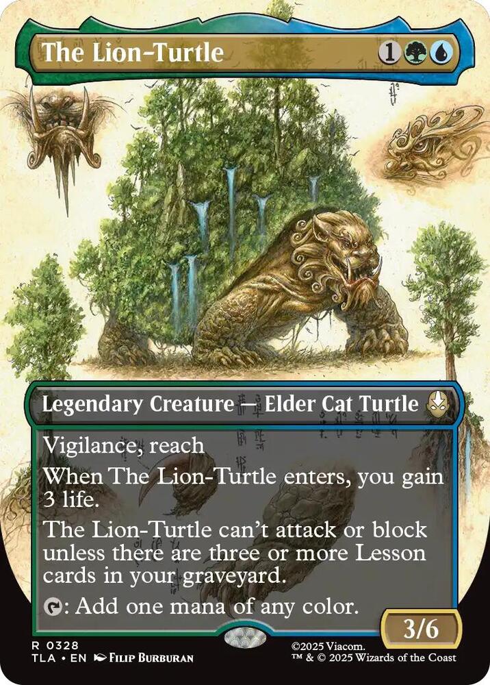 The Lion-Turtle 328/286 (Avatar: The Last Airbender)  - Borderless