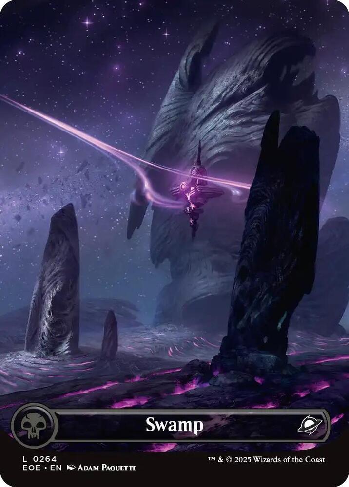Swamp 264 (Edge of Eternities)  - Full Art Foil