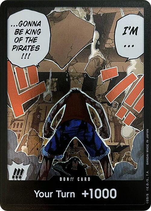 DON!! (Luffy vs Crocodile Devil Fruits Collection Vol.1)  (One Piece Promotion Cards)  - Foil
