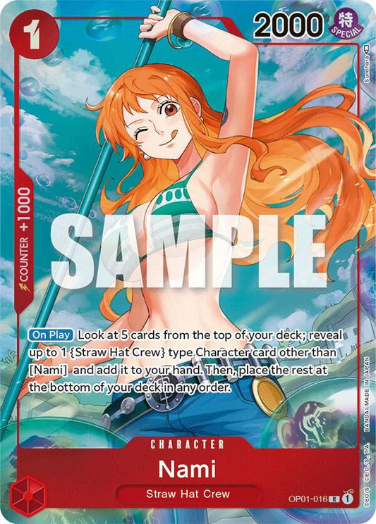 Nami OP01-016 (Romance Dawn)  - Alternate Art Foil
