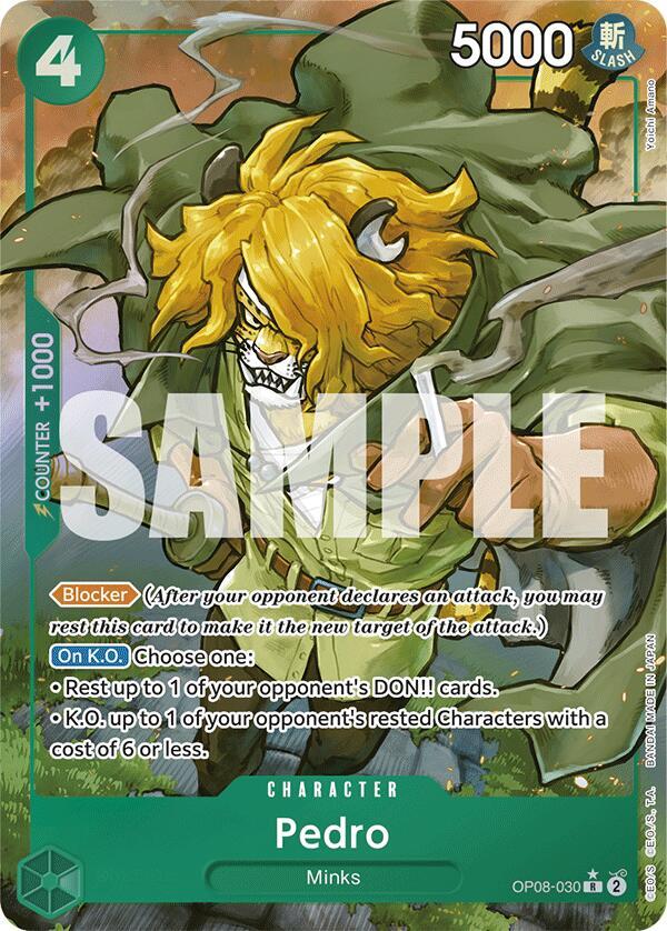Pedro OP08-030 (Two Legends)  - Alternate Art Foil