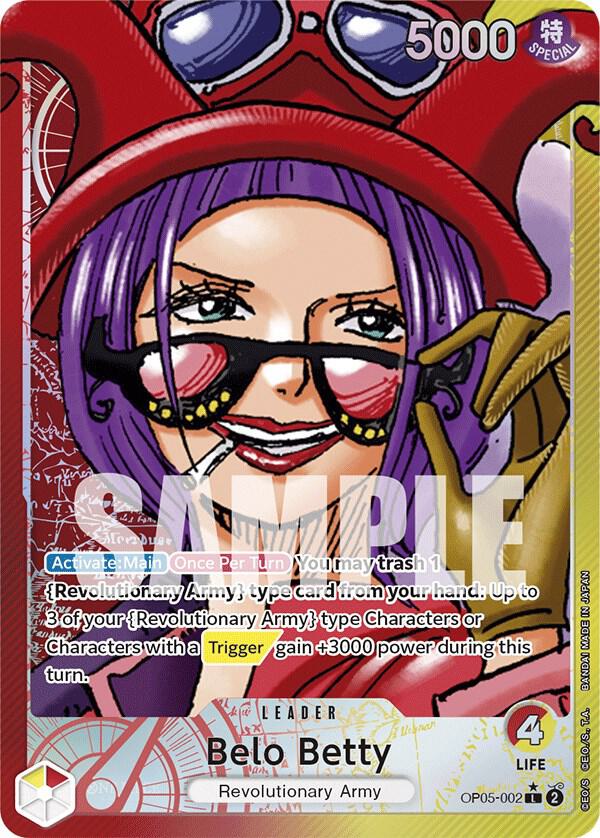 Belo Betty OP05-002 (Awakening of the New Era)  - Alternate Art Foil