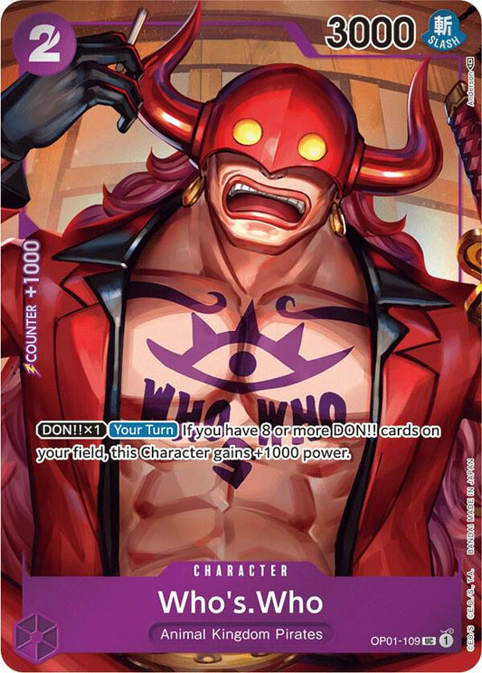 Who's.Who (Box Topper) OP01-109 (Romance Dawn)  - Foil