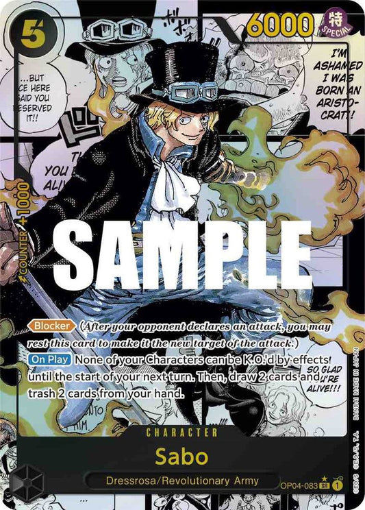 Sabo OP04-083 (Kingdoms of Intrigue)  - Manga Foil