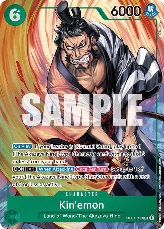 Kinemon OP01-040 (Romance Dawn)  - Alternate Art Foil