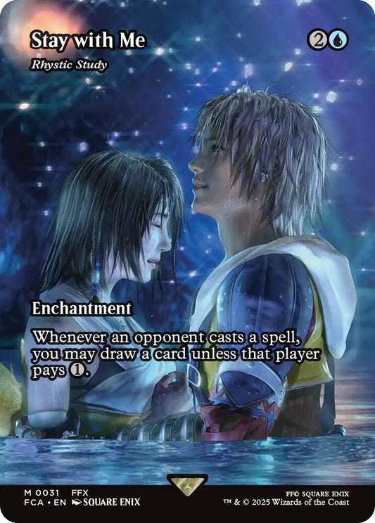 Stay with Me - Rhystic Study 31 (FINAL FANTASY: Through the Ages)  - Showcase Foil